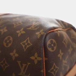 Pre Owned Louis Vuitton Vintage Brown Monogram Keepall Bandouliere 45