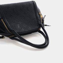 Pre Owned Louis Vuitton Black Monogram Empreinte Marais BB