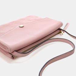 Pre Owned Louis Vuitton Pink Empriente Twice Crossbody Bag