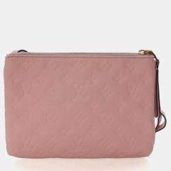 Pre Owned Louis Vuitton Pink Empriente Twice Crossbody Bag