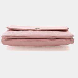 Pre Owned Louis Vuitton Pink Empriente Twice Crossbody Bag