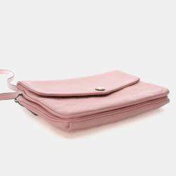 Pre Owned Louis Vuitton Pink Empriente Twice Crossbody Bag