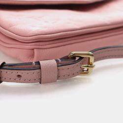 Pre Owned Louis Vuitton Pink Empriente Twice Crossbody Bag