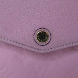 Pre Owned Louis Vuitton Pink Empriente Twice Crossbody Bag
