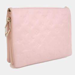 Pre Owned Louis Vuitton Monogram Embossed Lambskin Coussin PM