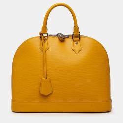 Pre Owned Louis Vuitton Yellow Epi Alma MM