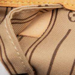 Pre Owned Louis Vuitton Brown Monogram Neverfull MM