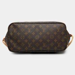 Pre Owned Louis Vuitton Brown Monogram Neverfull MM