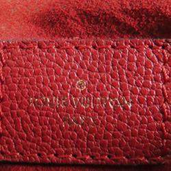 Pre Owned Louis Vuitton Brown Red Monogram Surene BB