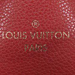 Pre Owned Louis Vuitton Brown Red Monogram Surene BB