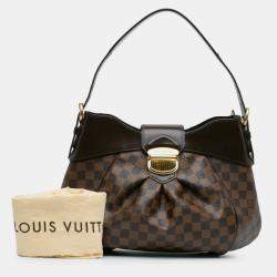 Pre Owned Louis Vuitton Brown Damier Ebene Sistina MM