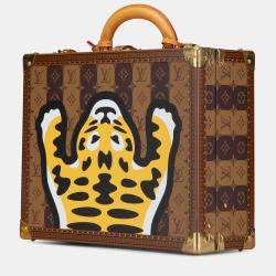 Pre Owned Louis Vuitton Brown Monogram Nigo Cotteville 40