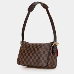 Pre Owned Louis Vuitton Brown Damier Ebene Ravello GM