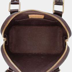 Pre Owned Louis Vuitton Purple Monogram Vernis Alma BB