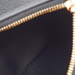 Pre Owned Louis Vuitton Black Monogram Empreinte Leather Victorine Wallet