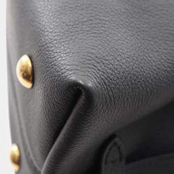 Pre Owned Louis Vuitton Lowkey Hobo Pm Shoulder Bag  Leather  Black