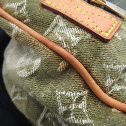 Pre Owned Louis Vuitton Monogrammed Denim Jasmine Handbag