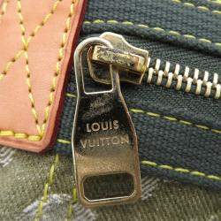Pre Owned Louis Vuitton Monogrammed Denim Jasmine Handbag