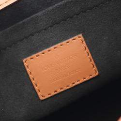 Pre Owned Louis Vuitton Dauphine Backpack  Pvc-Coated Canvas And Leather  Monogram Reverse  Brown