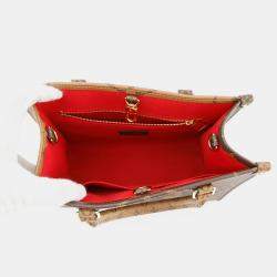 Pre Owned Louis Vuitton Monogram Reverse Giant On-The-Go Pm Handbag