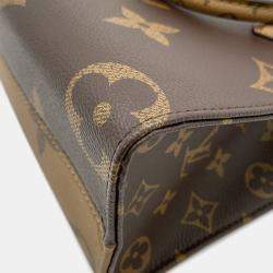 Pre Owned Louis Vuitton Monogram Reverse Giant On-The-Go Pm Handbag