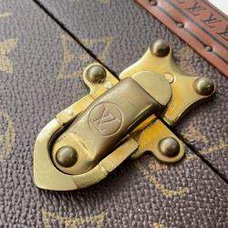 Pre Owned Louis Vuitton Trunk Monogram Visten 70 Case Bag Boston