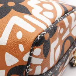 Pre Owned Louis Vuitton Speedy Bandouliere 25 LV Crafty  Orange/Multicolor Coated Canvas Monogram Giant Handbag