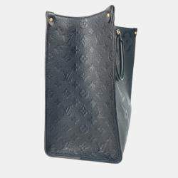 Pre Owned Louis Vuitton OnTheGo Black Monogram Empreinte GM 2-Way Shoulder Bag