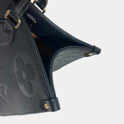 Pre Owned Louis Vuitton OnTheGo Black Monogram Empreinte GM 2-Way Shoulder Bag