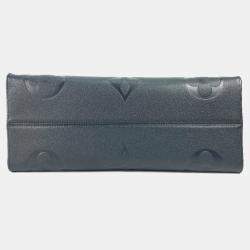 Pre Owned Louis Vuitton OnTheGo Black Monogram Empreinte GM 2-Way Shoulder Bag