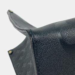 Pre Owned Louis Vuitton OnTheGo Black Monogram Empreinte GM 2-Way Shoulder Bag