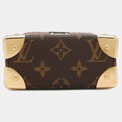 Pre Owned Louis Vuitton Brown Monogram Reverse Camera Box Handbag