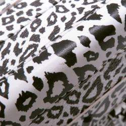 Pre Owned Louis Vuitton Petite Malle Shoulder Bag  Dalmatian Nether Feather  Black