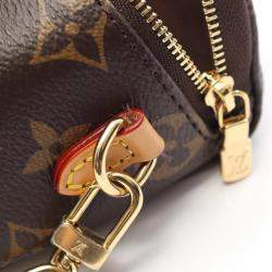 Pre Owned Louis Vuitton Mini Bum Bag  Handbag  Coated Canvas And Leather  Monogram  Brown