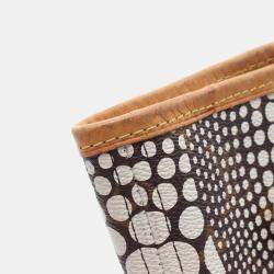 Pre Owned Louis Vuitton Neverfull Mm Tote Bag  Coated Canvas-Coated Canvas And Leather  Monogram Wave  White/Brown