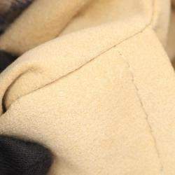 Pre Owned Louis Vuitton Artsy Mm Shoulder Bag  Coated Canvas And Leather  Damier Azur  White