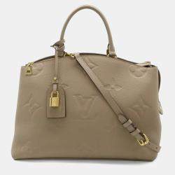 Pre Owned Louis Vuitton Monogram Empreinte Grand Palais MM HandbagTourterelle
