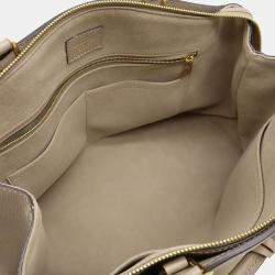 Pre Owned Louis Vuitton Monogram Empreinte Grand Palais MM HandbagTourterelle