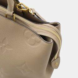 Pre Owned Louis Vuitton Monogram Empreinte Grand Palais MM HandbagTourterelle