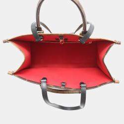 Pre Owned Louis Vuitton Monogram Reverse Shoulder Bag Giant On The Go MM