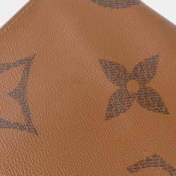 Pre Owned Louis Vuitton Monogram Reverse Shoulder Bag Giant On The Go MM