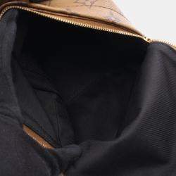 Pre Owned Louis Vuitton Palm Springs Mini Backpack  Coated Canvas And Leather  Monogram Reverse  Brown