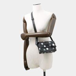 Pre Owned Louis Vuitton Monogram Eclipse Shoulder Bag With Lv X Yk Steamer Wearable Wallet Black