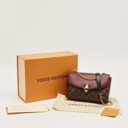 Pre Owned Louis Vuitton Bordeaux Monogram Canvas Saint Placide Bag