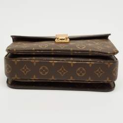 Pre Owned Louis Vuitton Monogram Canvas Pochette Metis Bag