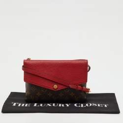 Pre Owned Louis Vuitton Cerise Monogram Canvas Twice Bag