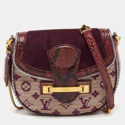 Pre Owned Louis Vuitton Python Monogram Empire Ponant Bag