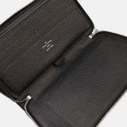 Pre Owned Louis Vuitton Damier Graphite Zippy Organizer Wallet