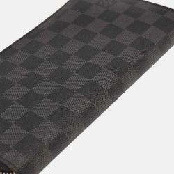 Pre Owned Louis Vuitton Damier Graphite Zippy Organizer Wallet