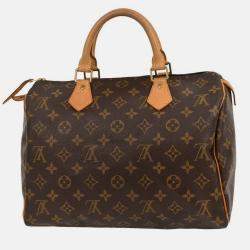 Pre Owned Louis Vuitton Monogram Speedy 30 Handbag